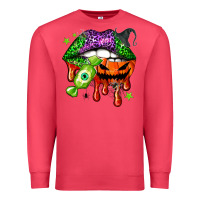 Cardinal Halloween lips Premium Sweatshirt - NancyCooperArtShop