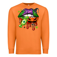 Carrot Halloween lips Premium Sweatshirt - NancyCooperArtShop