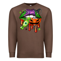 Chestnut Halloween lips Premium Sweatshirt - NancyCooperArtShop