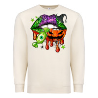 Sandshell Halloween lips Premium Sweatshirt - NancyCooperArtShop