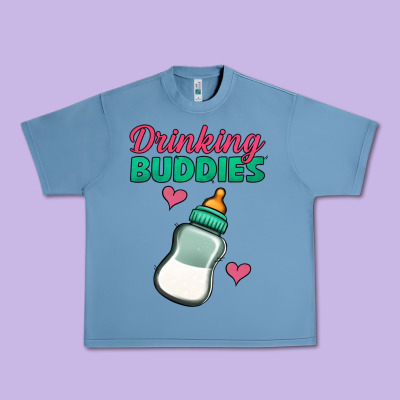 Drinking Buddies Urban Heavy Tee Designed By Jasminsmagicworld