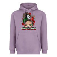 Lavender Mexicana messy bun Heavyweight Hoodie - NancyCooperArtShop