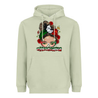 Matcha Mexicana messy bun Heavyweight Hoodie - NancyCooperArtShop