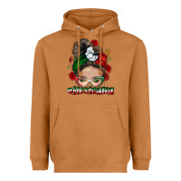 Meerkat Mexicana messy bun Heavyweight Hoodie - NancyCooperArtShop
