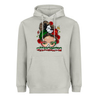 Moon Dust Mexicana messy bun Heavyweight Hoodie - NancyCooperArtShop