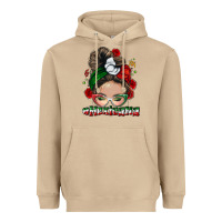 Mushroom Mexicana messy bun Heavyweight Hoodie - NancyCooperArtShop