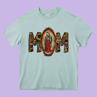 Mom Heavy Core Tee Designed By Sublimationcraftshop