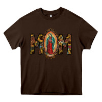Chocolate Brown mom Heavy Core Tee - SublimationCraftShop