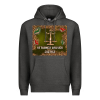 Charcoal Heather attorney lawyer justice Premium Hoodie - TumblerDesignByShophia