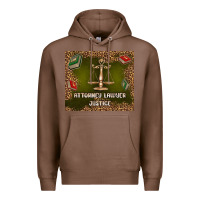 Chestnut attorney lawyer justice Premium Hoodie - TumblerDesignByShophia