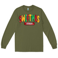 Army Green swiftmas season Long Sleeve Tee - MaliasSmallBusiness