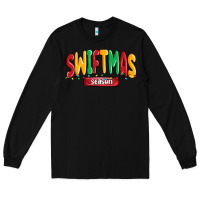 Black swiftmas season Long Sleeve Tee - MaliasSmallBusiness