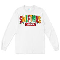 White swiftmas season Long Sleeve Tee - MaliasSmallBusiness