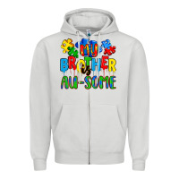 Dove Grey my brother is au some a Zipper Hoodie - Artiststas