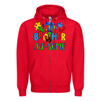 Red my brother is au some a Zipper Hoodie - Artiststas