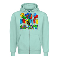 Seafoam my brother is au some a Zipper Hoodie - Artiststas