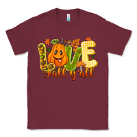 Burgundy Love Fall Y'all Classic Tee - CowhideDigitalArt