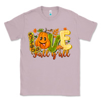 Lilac Love Fall Y'all Classic Tee - CowhideDigitalArt