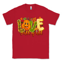 Red Love Fall Y'all Classic Tee - CowhideDigitalArt