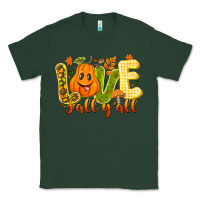 Sports Green Love Fall Y'all Classic Tee - CowhideDigitalArt