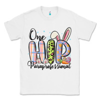 White one hip paraprofessional Classic Tee - MaliasSmallBusiness