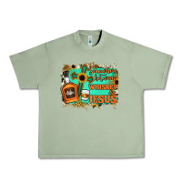 Oil Green Somewhere Between Whiskey and Jesus Urban Heavy Tee - Jasminsmagicworld