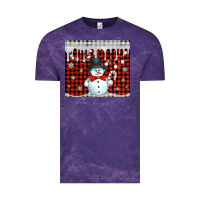 Cloud Purple christmas snowman tumbler Vintage Tee - Jasminsmagicworld
