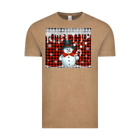 Christmas Snowman Tumbler Vintage Tee | Teevron