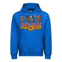 Cobalt Nursing In My Heart Urban Hoodie - FaDigitalArtStudio