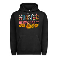 Pigment Black Nursing In My Heart Urban Hoodie - FaDigitalArtStudio