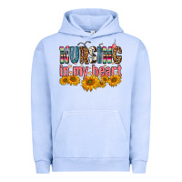 Pigment Grape Ice Nursing In My Heart Urban Hoodie - FaDigitalArtStudio