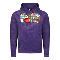 Cloud Purple baseball coffee cups Vintage Hoodie - Jasminsmagicworld