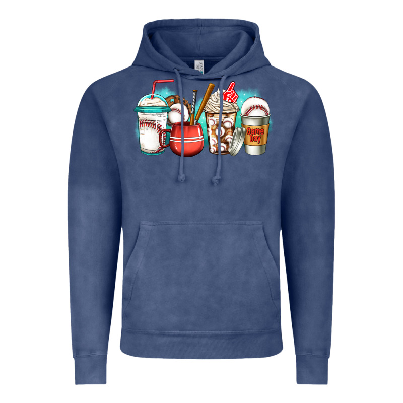 Baseball Coffee Cups Vintage Hoodie by Jasminsmagicworld | Teevron