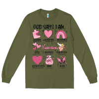 Army Green funny valentines Long Sleeve Tee - MaliasSmallBusiness