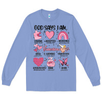 Colony Blue funny valentines Long Sleeve Tee - MaliasSmallBusiness