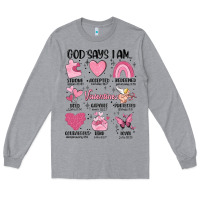 Heather Grey funny valentines Long Sleeve Tee - MaliasSmallBusiness