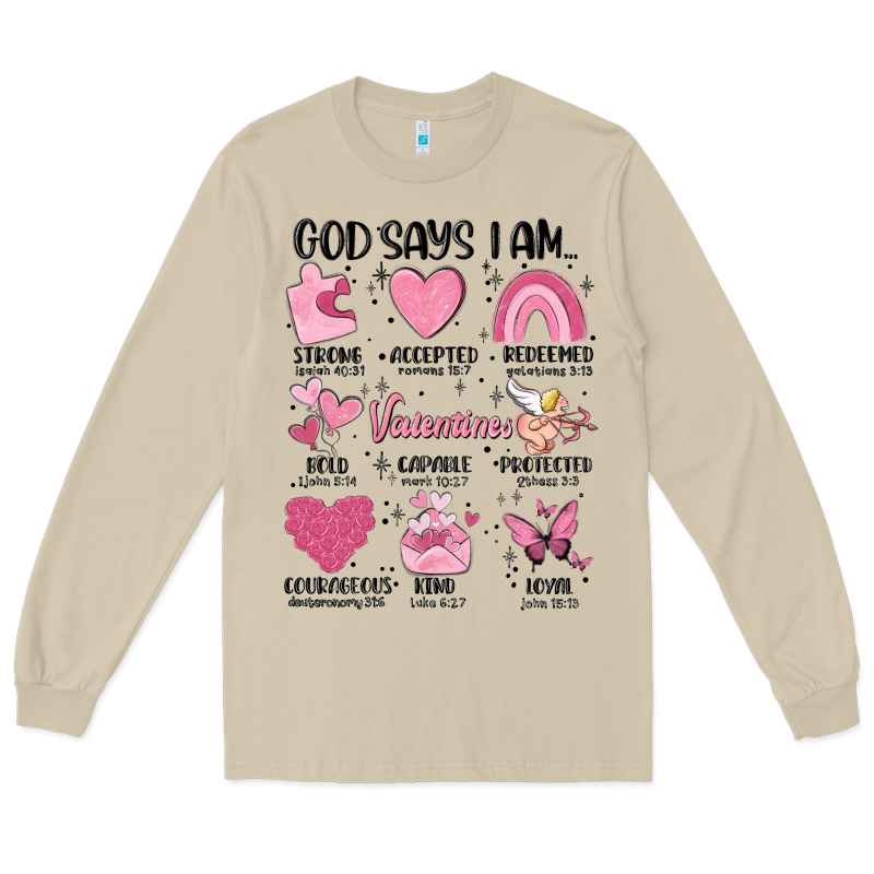Funny Valentines Long Sleeve Tee by MaliasSmallBusiness | Teevron