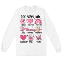 White funny valentines Long Sleeve Tee - MaliasSmallBusiness