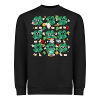 Black teacher st patrick day clovers Heavyweight Sweatshirt - MaliasSmallBusiness
