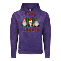 Cloud Purple Merry Christmas Gnomes Vintage Hoodie - RanaPortraitStore