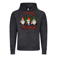 Vintage Black Merry Christmas Gnomes Vintage Hoodie - RanaPortraitStore