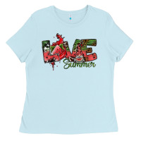Baby Blue love summer Ladies Tee - SublimationCraftShop