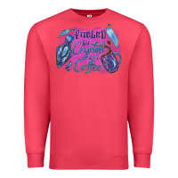 Cardinal Fueled by crystals and coffee halloween Premium Sweatshirt - NancyCooperArtShop