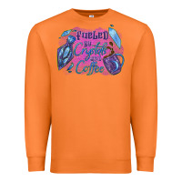 Carrot Fueled by crystals and coffee halloween Premium Sweatshirt - NancyCooperArtShop