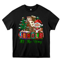 Black jingle all the way Heavy Core Tee - FaDigitalArtStudio