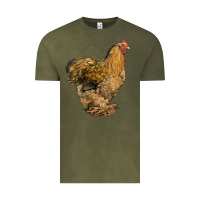 Vintage Olive Cochin Chicken Vintage Tee - LillyAllenDesigns