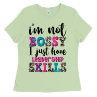 Matcha ı'm not bossy ı just have leadership skills Ladies Tee - FaDigitalArtStudio