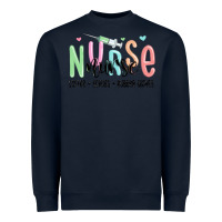Navy coffee scrubs rubber gloves nurse Heavyweight Sweatshirt - MaliasSmallBusiness