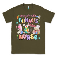 Army Green every favorite bunnys nurse Classic Tee - MaliasSmallBusiness