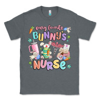 Charcoal Heather every favorite bunnys nurse Classic Tee - MaliasSmallBusiness